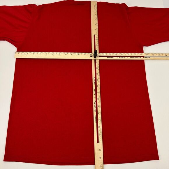 Vintage Eastern Air Lines Silverliners Christmas T Shirt Mens Large Santa Red - Picture 8 of 8